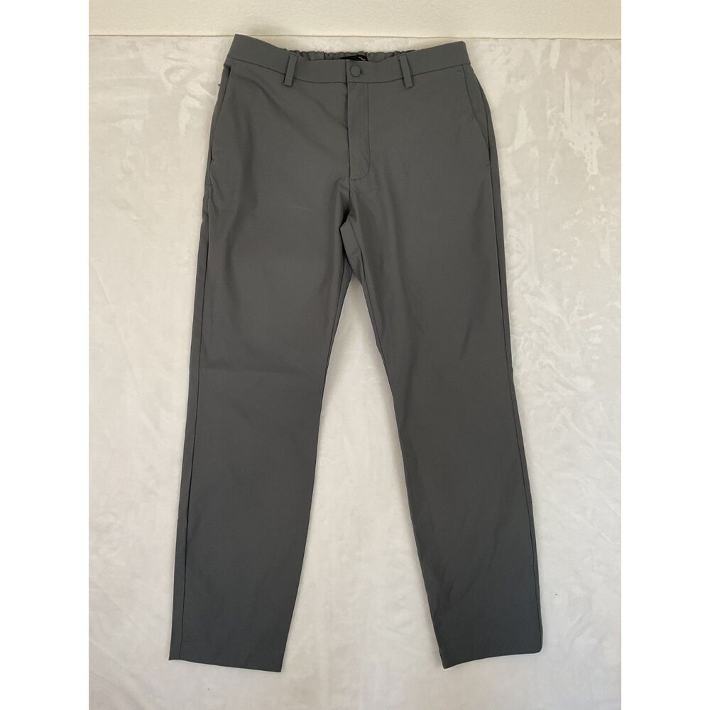 Banana Republic Core Temp Men's Black Performance Chino Pants Tech Stretch 34x32